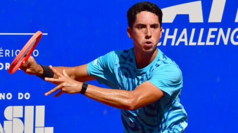 Challenger de Santos en Brasil, Murkel Dellien tenista boliviano, Hernán Casanova su rival en cuartos