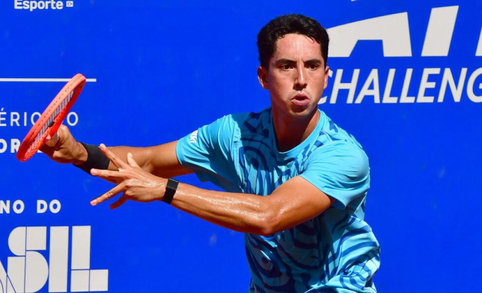 Challenger de Santos en Brasil, Murkel Dellien tenista boliviano, Hernán Casanova su rival en cuartos