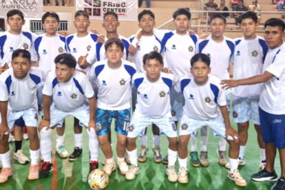 Torneo nacional de futsal Sub-17, Oruro vs. Tarija en semifinal, Coliseo Municipal de San Joaquín