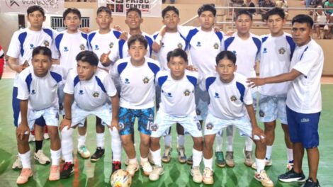 Torneo nacional de futsal Sub-17, Oruro vs. Tarija en semifinal, Coliseo Municipal de San Joaquín