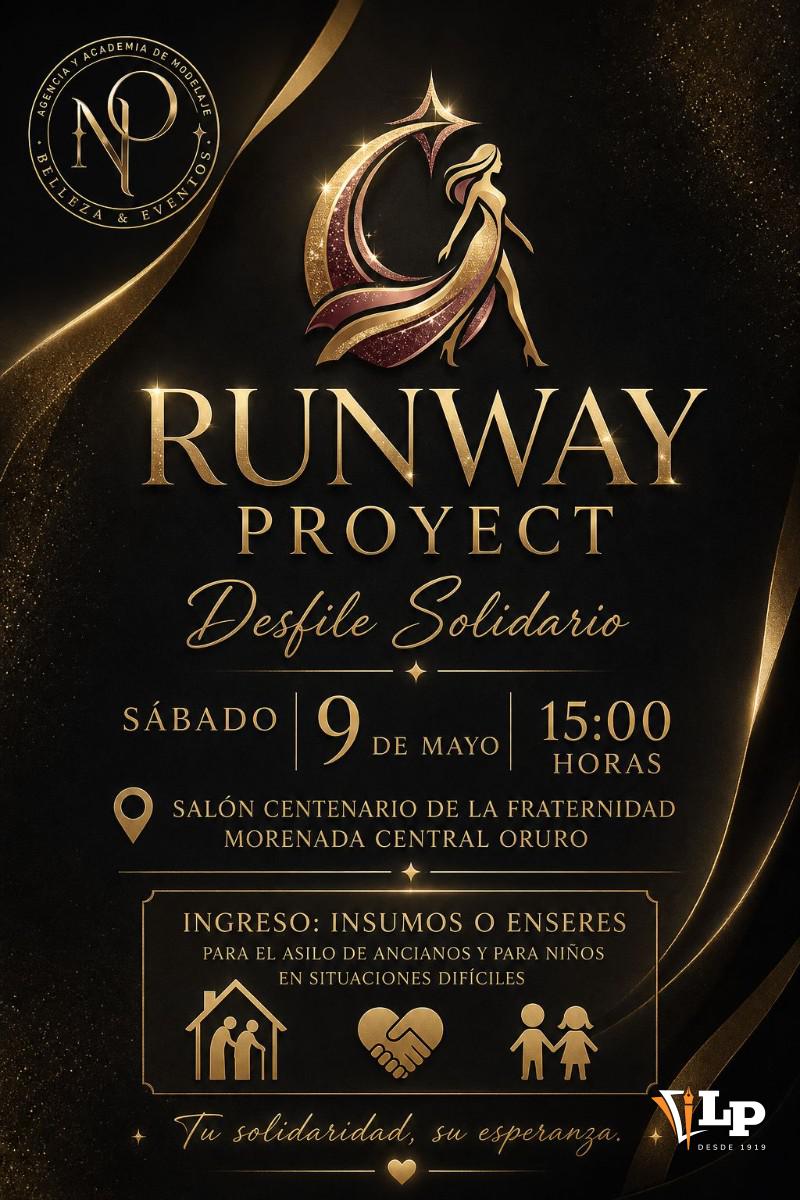 Afiche del desfile solidario