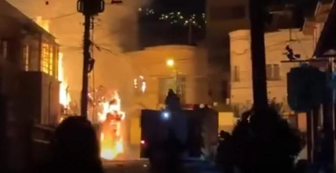 Un incendio