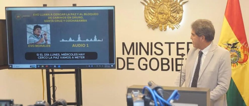 El viceministro de Régimen Interior, Hernán Paredes