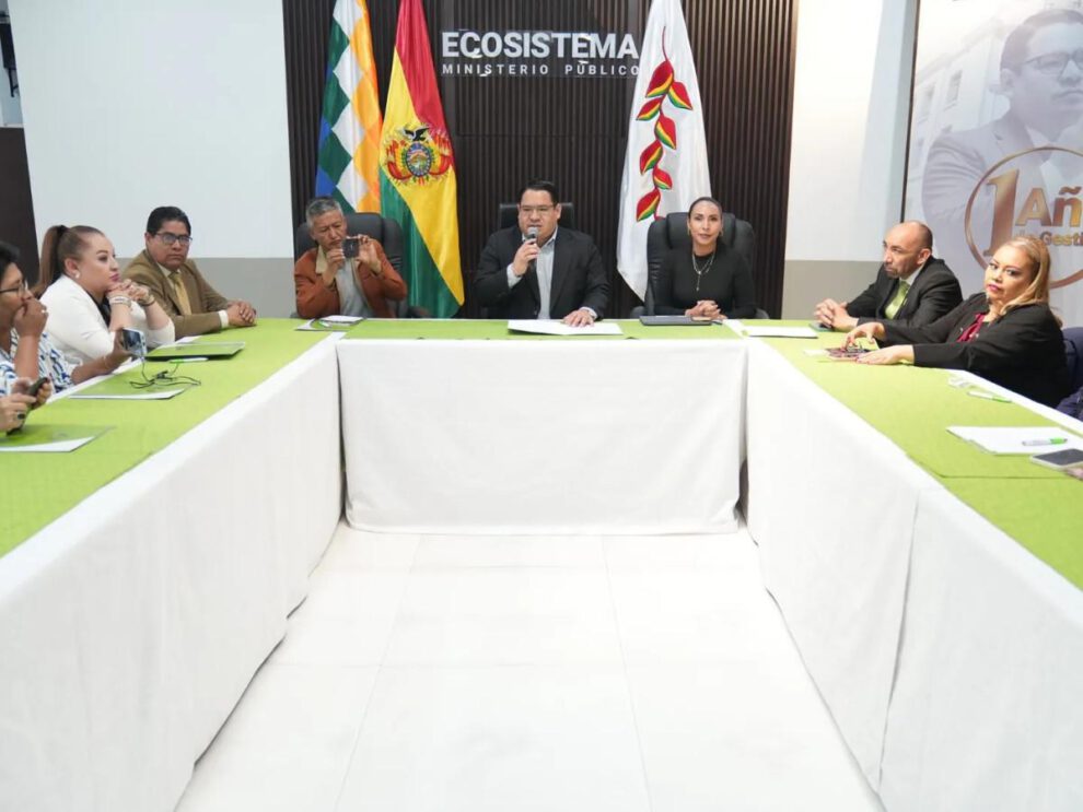 El Fiscal General del Estado, Roger Mariaca Montenegro