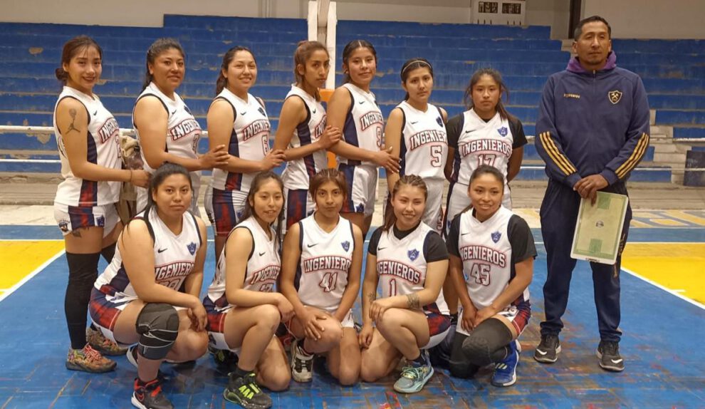 Torneo oficial de baloncesto temporada 2026, Ingenieros se queda en Primera de Honor damas, Coliseo Luis Lazzo Quinteros de Oruro