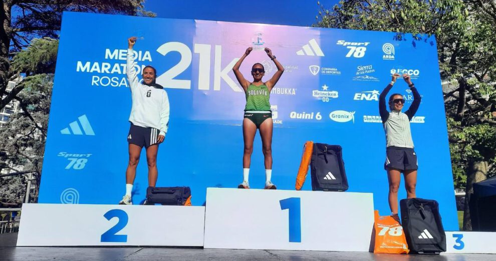 Media Maratón de Rosario, Jhoselyn Camargo ganadora, La atleta boliviana sigue como dueña del récord nacional en 21 kilómetros