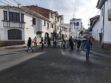 Uno de los puntos de bloqueo instalados en la ciudad de Sucre impide el libre tránsito en el sector