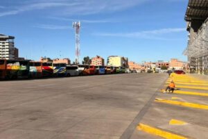 La terminal de buses de El Alto