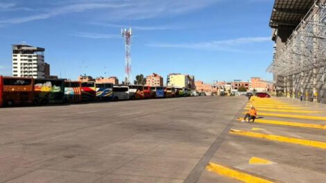 La terminal de buses de El Alto