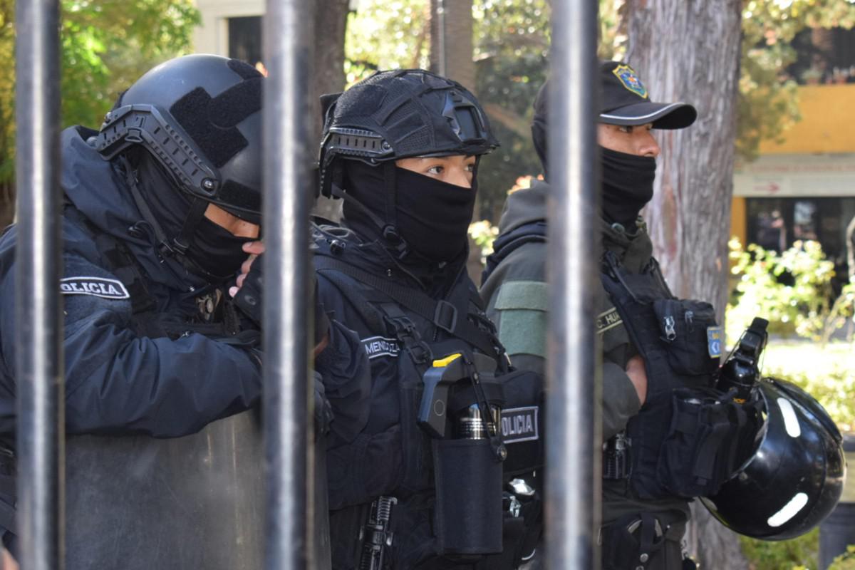 Integrantes de la Policía de Bolivia