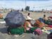 Un punto de bloqueo en una carretera boliviana