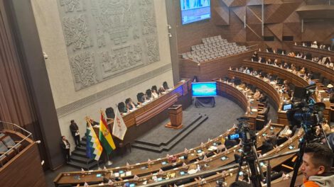 Una sesión en la Asmablea Legislativa