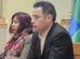 El vicepresidente Edmand Lara en una conferencia de prensa