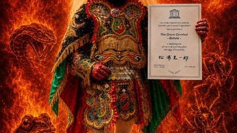 El “Tío” de la mina  generado con ia