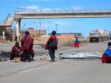 Punto de bloqueo en el departamento de La Paz
