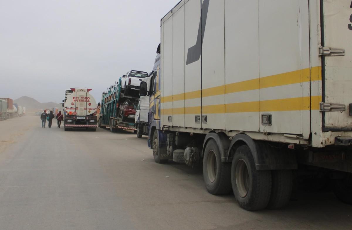 bloqueo de carreteras Caracollo