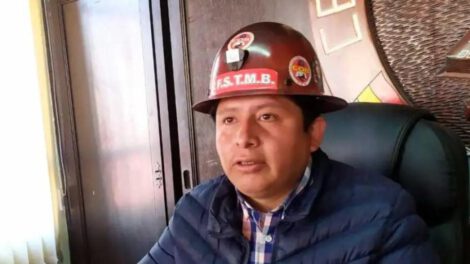 El exdirigente cobista, Juan Carlos Huarachi