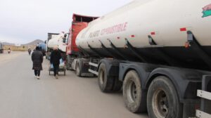 carretera Oruro - La Paz bloqueada