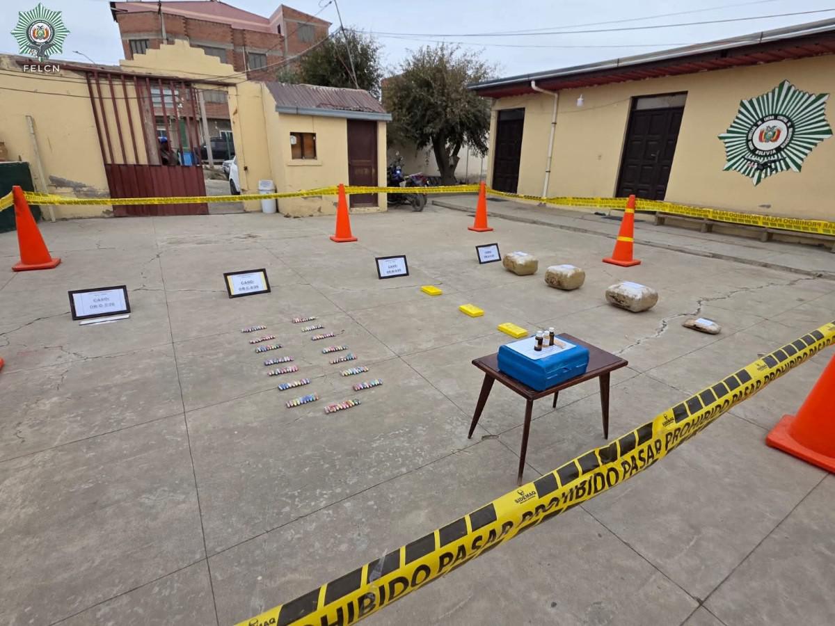 Imagen de las incautaciones