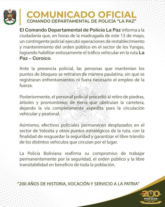 Comunicado