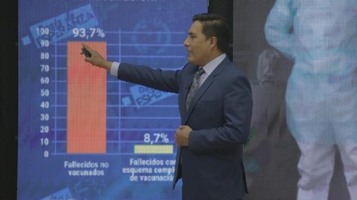El exministro de Salud y Deportes, Jeyson Auza