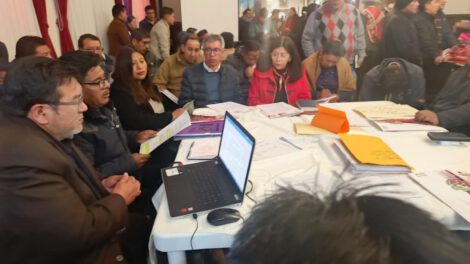 mesas de trabajo agenda regional Oruro