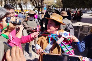 dirigente unidad sindical campesina de Soracachi
