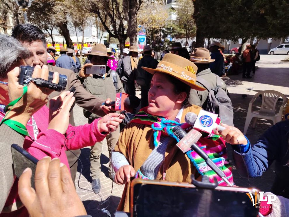 dirigente unidad sindical campesina de Soracachi