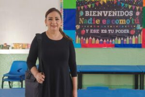 Lucía Guadalupe Mora, dirigente en el estado norteño de Chihuahua del oficialista Morena