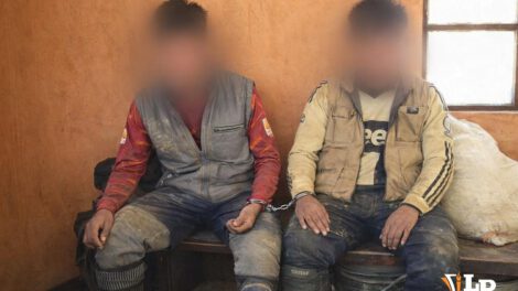 Imagen de dos de los aprehendidos