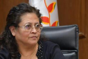 Un persona hablando