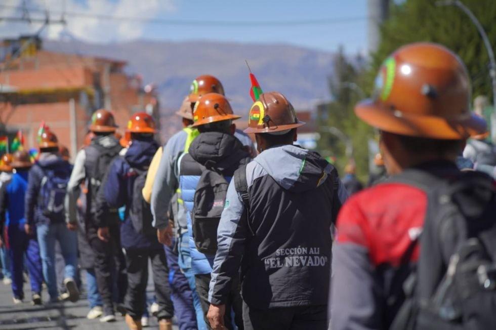 La marcha de los mineros