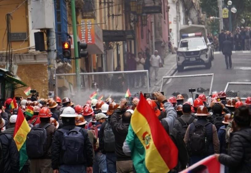 protesta minera