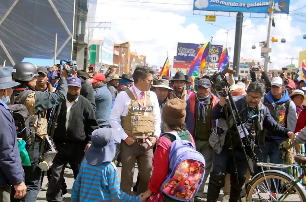 foto de manifestantes