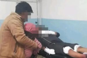 El menor de edad fue internado en el Hospital del Niño