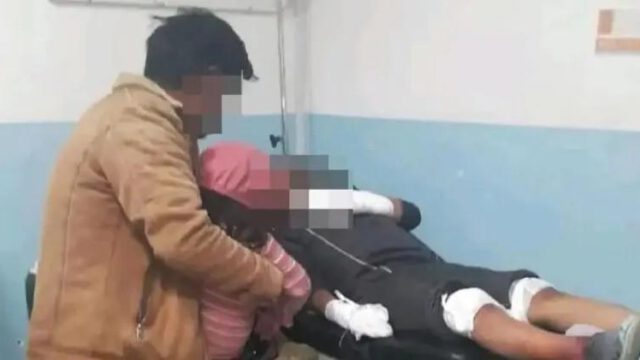 El menor de edad fue internado en el Hospital del Niño