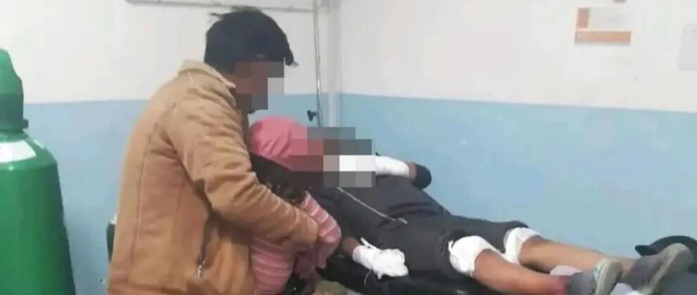 El menor de edad fue internado en el Hospital del Niño