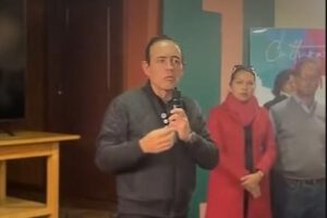 El alcalde de La Paz, César Dockweiler