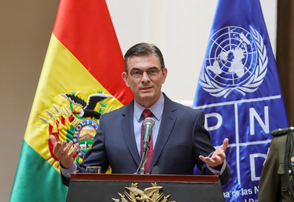 El Predidente de Bolivia, Rodrigo Paz