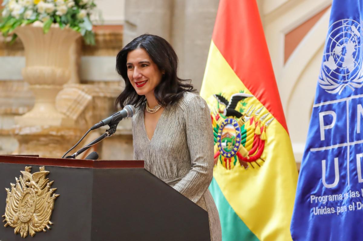 La directora regional del PNUD para América Latina y el Caribe, Michelle Muschett