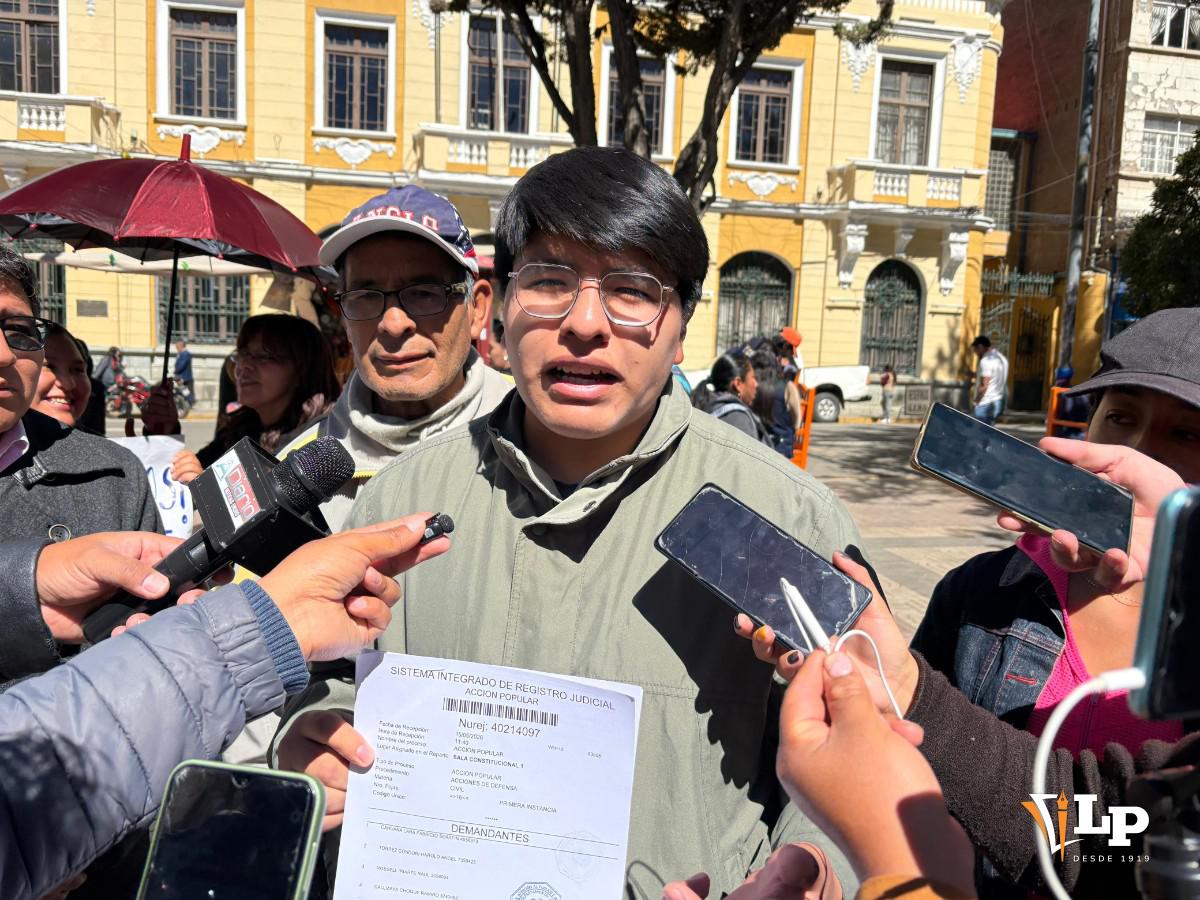 protesta contra bloqueos en la ciudad de Oruro