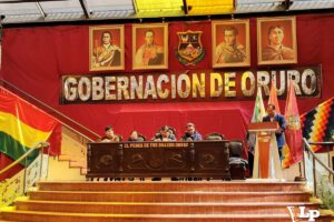 Acto de presentación de la campaña ambiental Eco Oruro