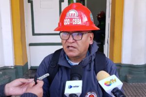 Edgar Salazar, ejecutivo de la COD Cochabamba