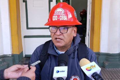 Edgar Salazar, ejecutivo de la COD Cochabamba
