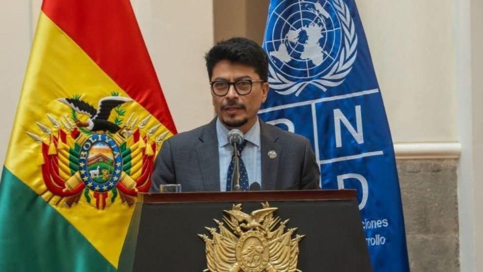 El canciller boliviano, Fernando Aramayo