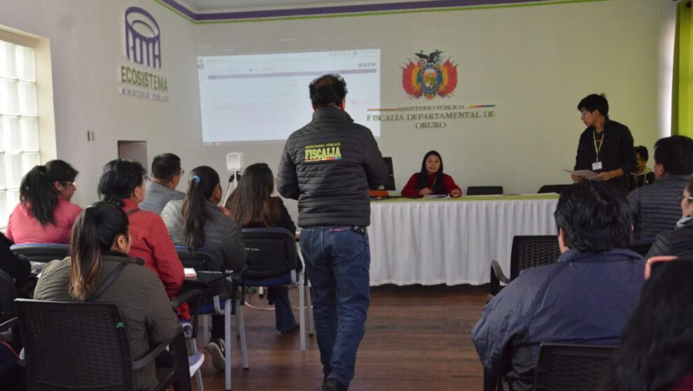 Imagen de una de las capacitaciones