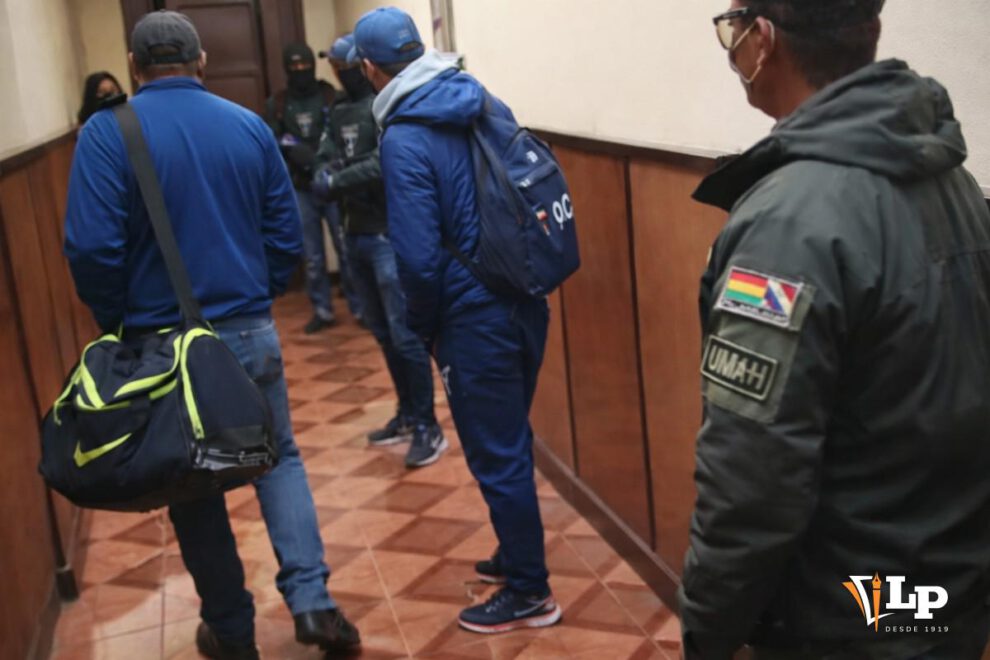 Imagen de los dos aprehendidos