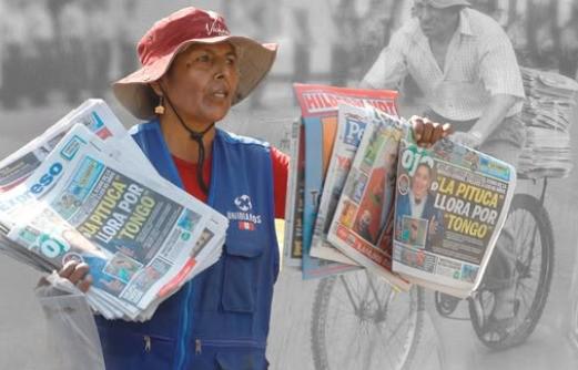 La mujer canillita, símbolo de trabajo y persistencia en el día a día boliviano