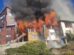 una hotel incendiandose