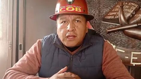 El dirigente de la COB, Mario Argollo